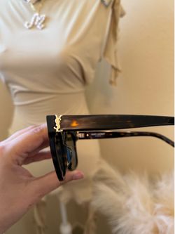 YSL Havana 55mm Sunglasses