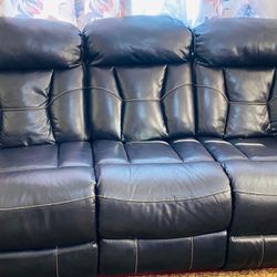 Recliner Couch/ Leather Couch 