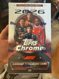 T 2026 Topps Chrome Formula 1 F1 Hobby Box SEALED