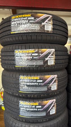 185/65/14 Blackhawk tires 🛞