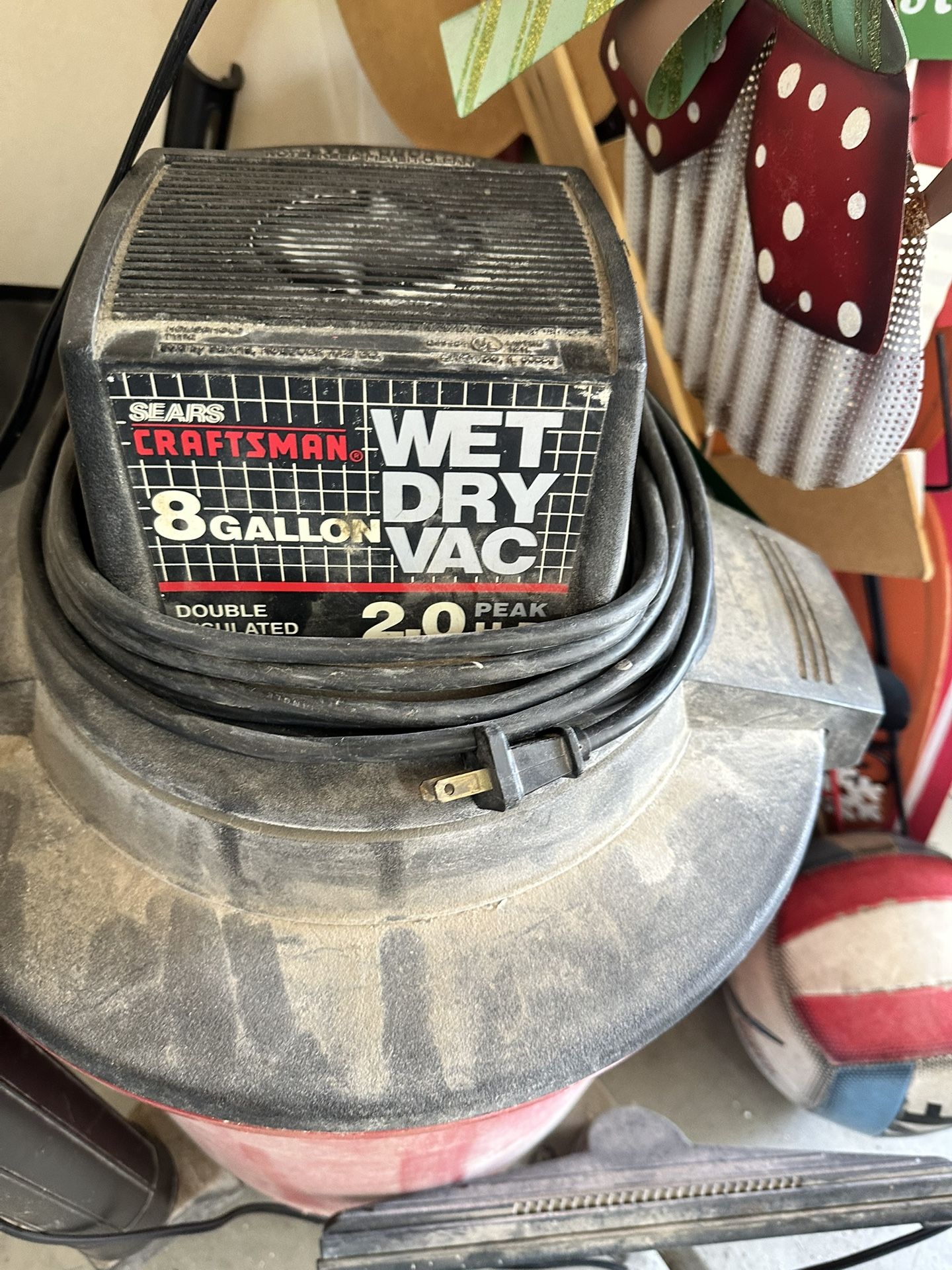 8 Gallon Shop Wet Dry Vac