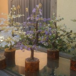 Real Quartz Crystal Prosperity Trees