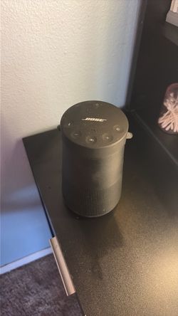Black BOSE speaker
