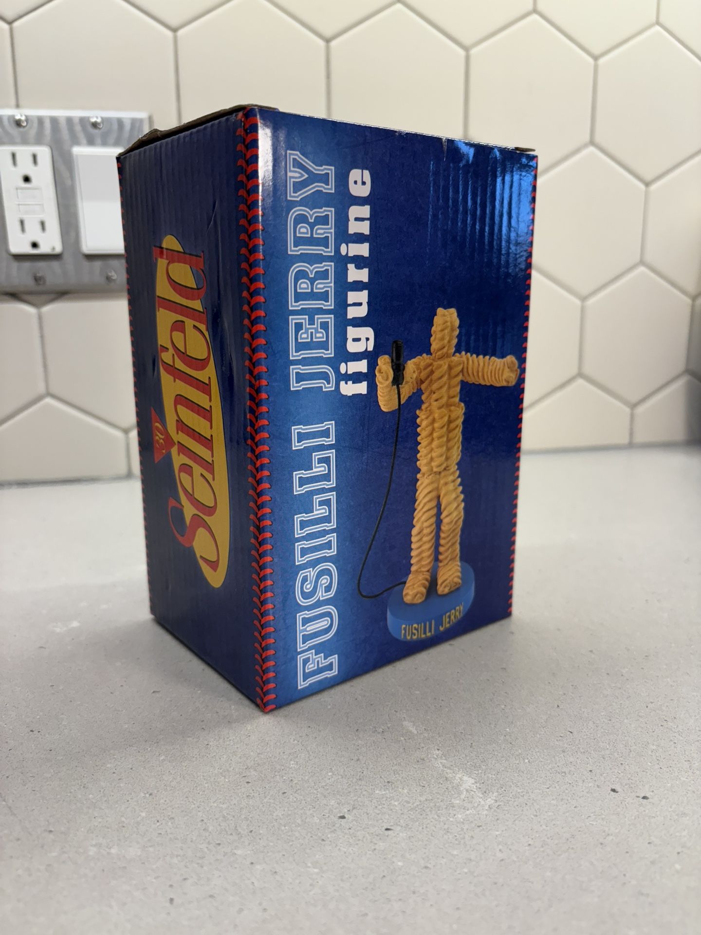 Fusilli Jerry Prop Seinfeld TV Show Figurine Pasta Statue Comedian Kramer Gift
