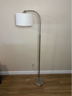 Silver Floor Lamp