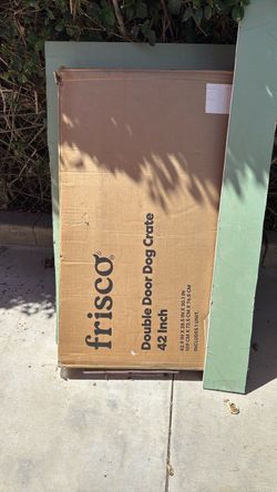 Double door 42” dog crate
