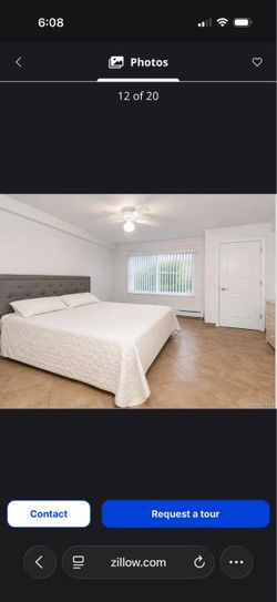 King size bed with mattress
