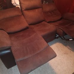 Moving Soon $650 Recliner Full Size Couch Pd.$1,100