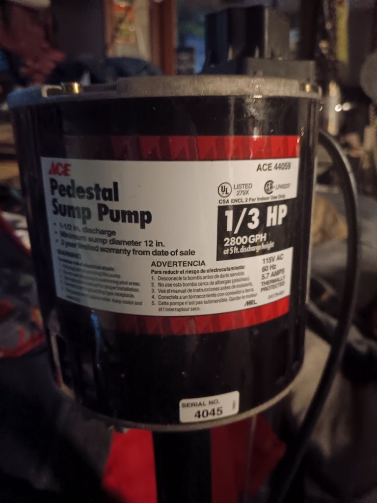 Ace Sump Pump