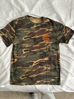 Anti Social Social Club Camo Size Medium T Shirt
