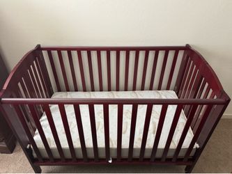 Crib and mattress