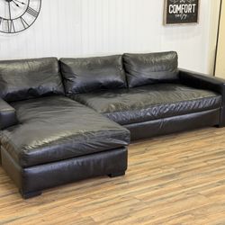 Restoration Hardware Maxwell Sectional Couch Delivery Available 