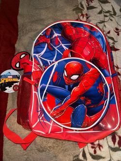 Marvel Spider-Man Kids Backpack with Accessories