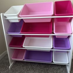 Toy organizer shelf