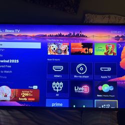 TCL 55” Roku TV 4K HDR