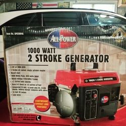 1,000 Watt 2-stroke Generator