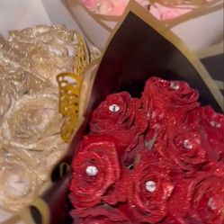 Glitter Roses , Rosas Con Brillo 