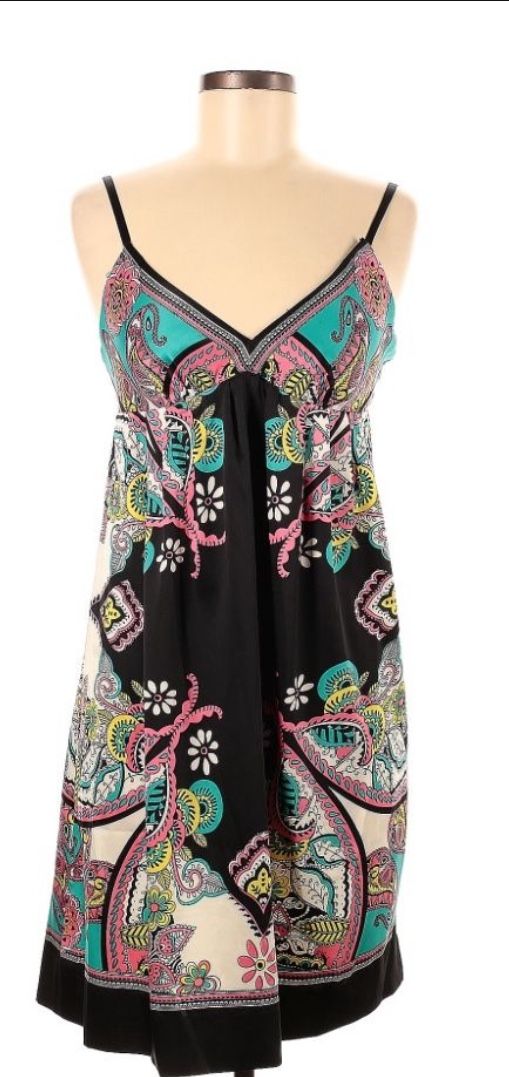 Boho Satin Dress