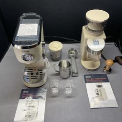 Gevi 20 Bar Espresso Coffee Machine with Burr Grinder Set