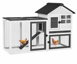 XZ7002 Large Outdoor Rabbit Hutch XZ7002, No Wire Mesh Above the Tray