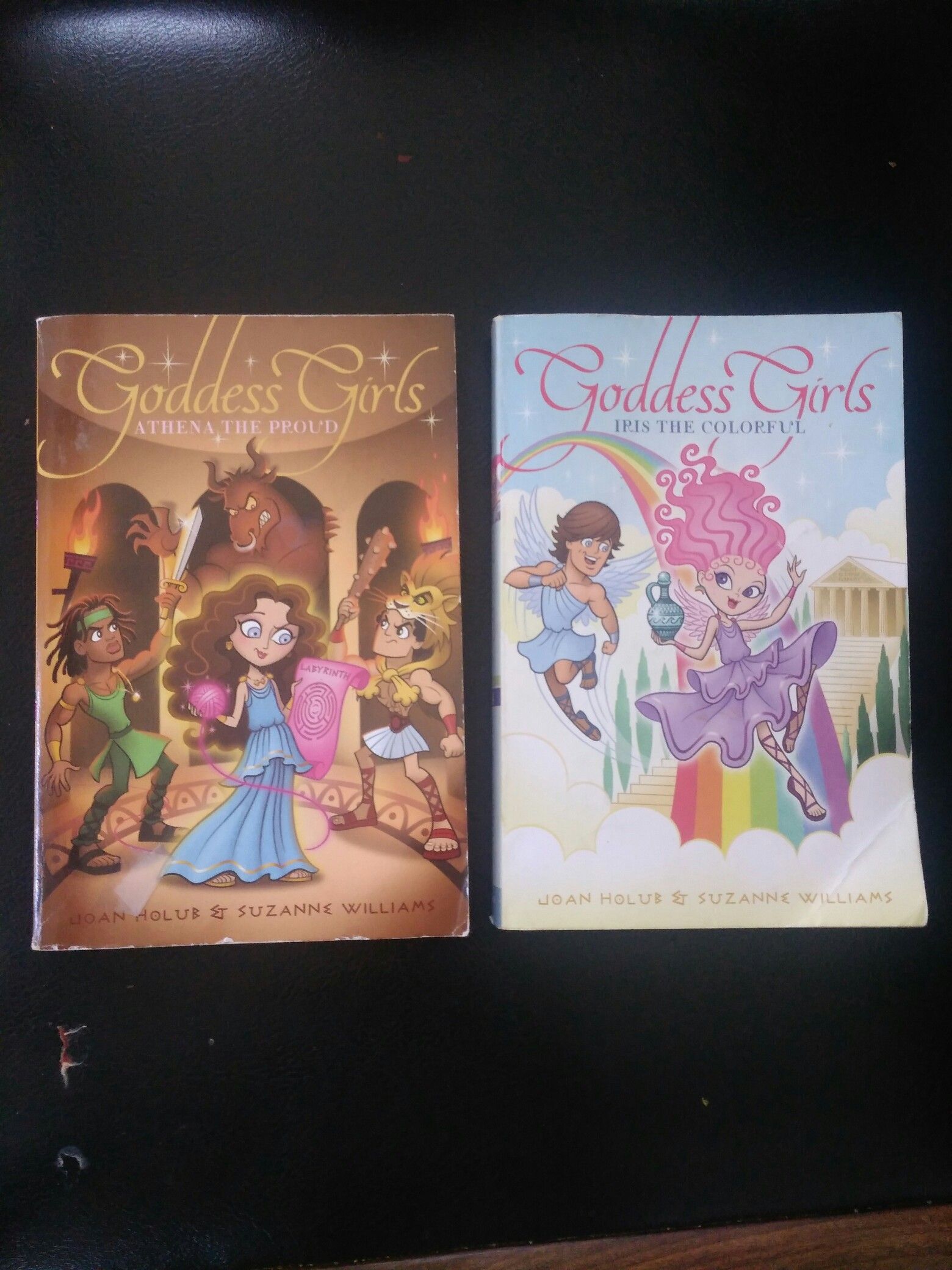 Kids chapter books, Goddess Girls. Like new!