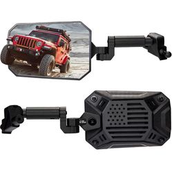 JOYTUTUS Mirrors Doors Off Compatible with Wrangler JL/JLU 2018-2023 & Gladiator JT, JL