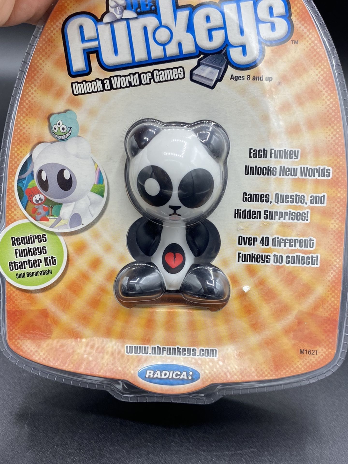 Radica Funkeys Interactive Toy Game Panda Bear Fun Keys Mattel Lotus