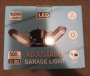 LED Home & Garage Light Bundle - GT-Lite 10000LM Deformable Bulb & Mr Beams Motion Spotlight NIB