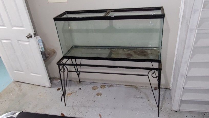 Sixty Gallon Fish Tank With The Stand