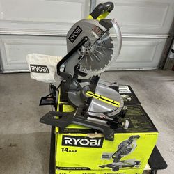 RYOBI 14 Amp Corded 10 in. Compound Miter Saw with LED Cutline Indicator