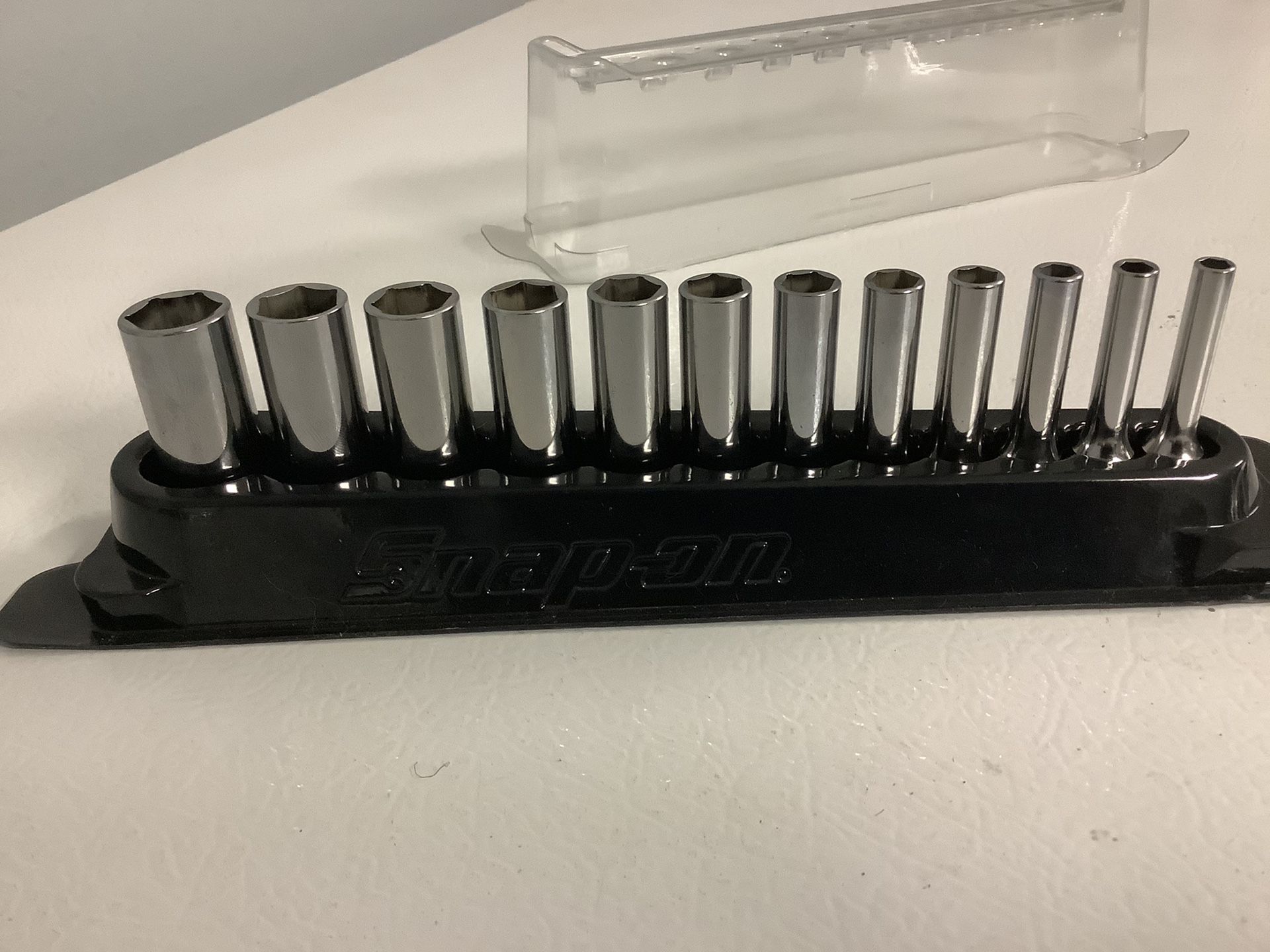 Snap on #PAKTY 314 1/4” Drive 12pc Metric Deep Socket Set 6pt 5mm-15mm
