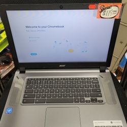 15.6" Acer Chromebook 15 CB3-532 Gray Computer