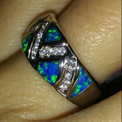 Just Gorgeous NEW Sterling Silver Fire Opal Ring!