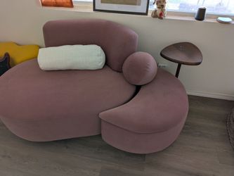 Cool modern small sofa with storage ottoman