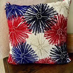 PIER 1 - Beaded Fireworks Throw Pillow