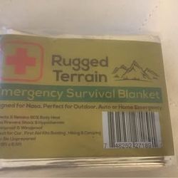 Brand new emergency travel blanket