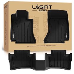 LASFIT Floor Mats for Mercedes Benz E Class E350 / E450 AMG / E53 2026 2025 2024 (Fit Sedan & All-Terrain), All Weather TPE Anti-Slip Floor Liners Fit