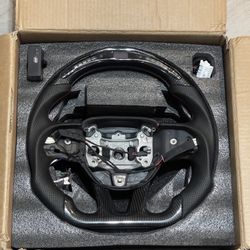 Dodge Charger Carbon Fiber Steering Wheel with Heat
