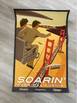 Soarin california poster disneyland dca