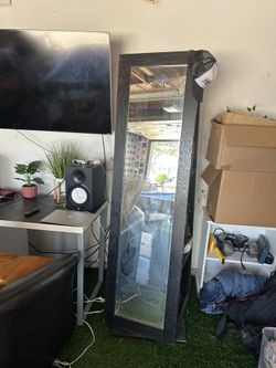 Rotating Mirror with Shelves