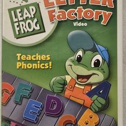Leap Frog Letter Factory DVD -Teaches PHONICS