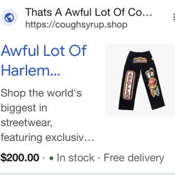 That’s Awful Lot Of Cough Syrup Today only $76