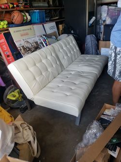 White Couch Chair Combo 