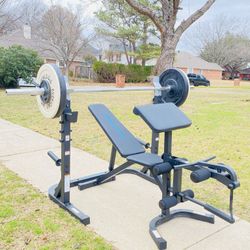 Proform Multi Purpose Sport Olympic Rack And Bench (Like New) 