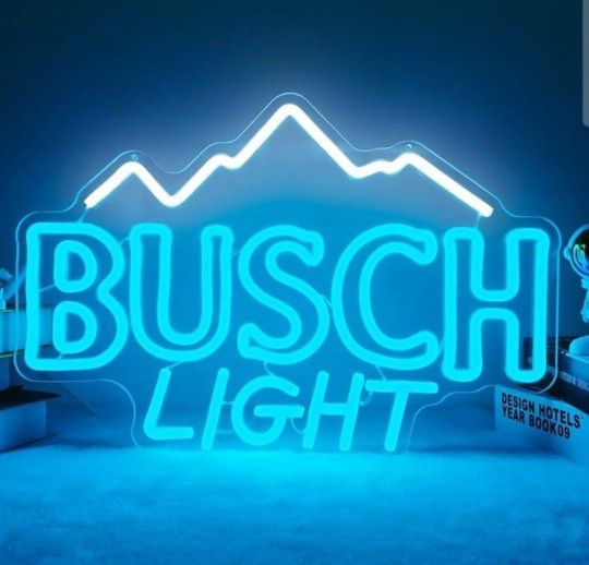 NEW Busch Light Beer Logo Dimmable LED Light Neon Sign ( Wall Decor Pub Man Cave