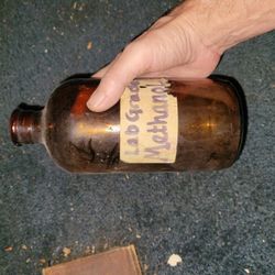 Vintage Brown Bottle