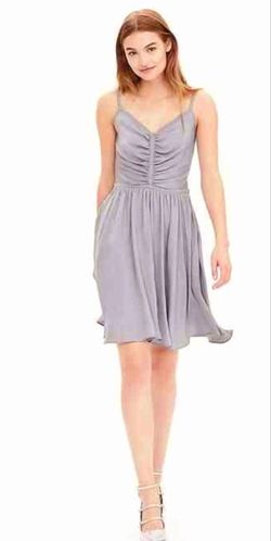 Banana Republic Blue Shirred Dress 