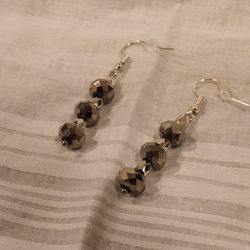 Shining Silver Earrings