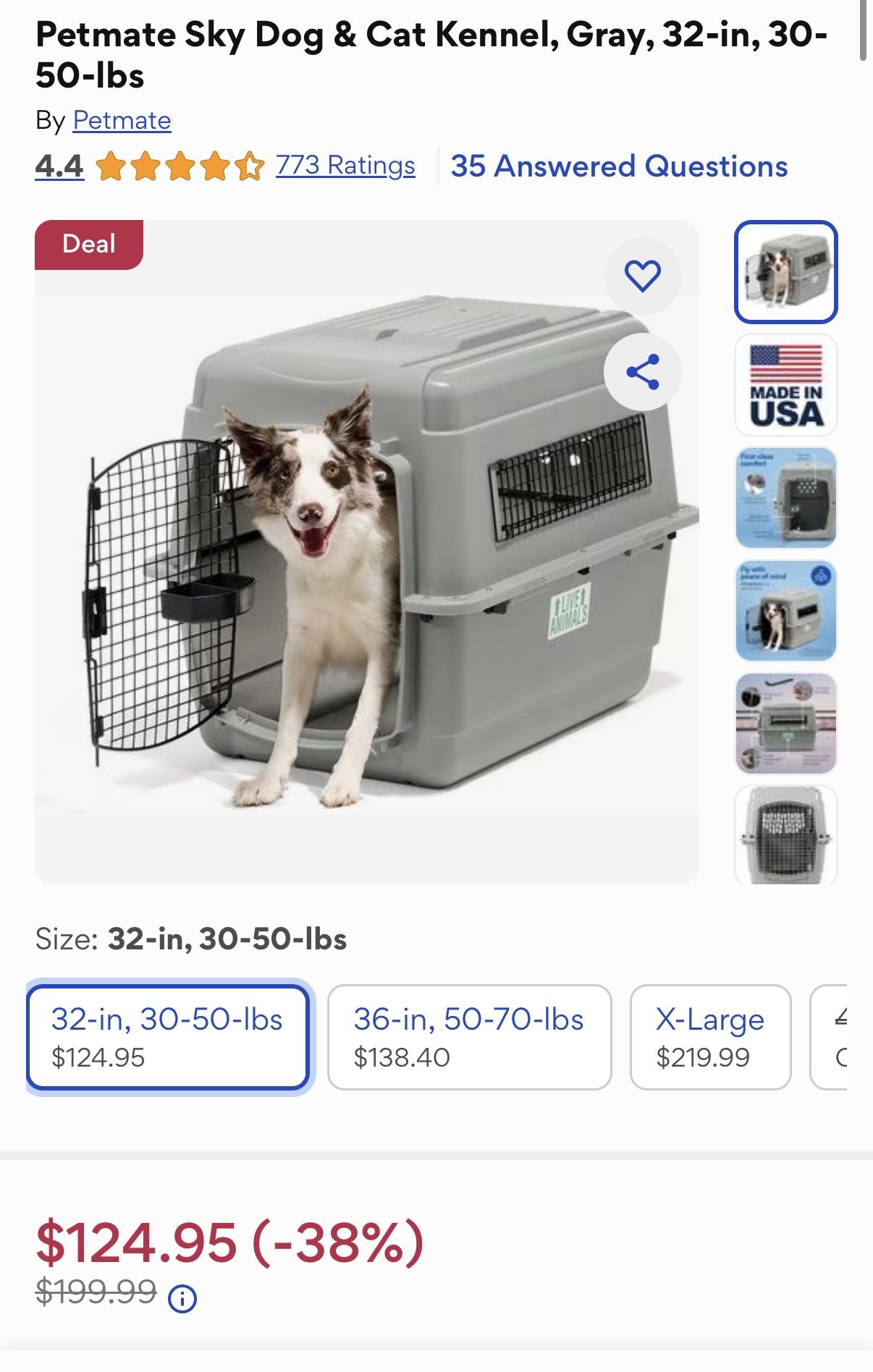 Air Travel Compliant Dog Crate