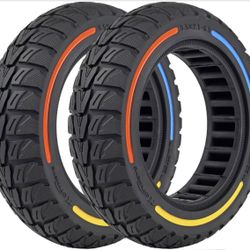 9.5x2.5-6.1 Solid Tires for Electric Scooter, Off-Road Replacement Wheels, Tubeless Rubber Tyre for NIU KQi3 Pro/Max/Sport Electric Scooter- 3 Color(2